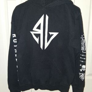 Black Royale Lynn Graphic Hoodie